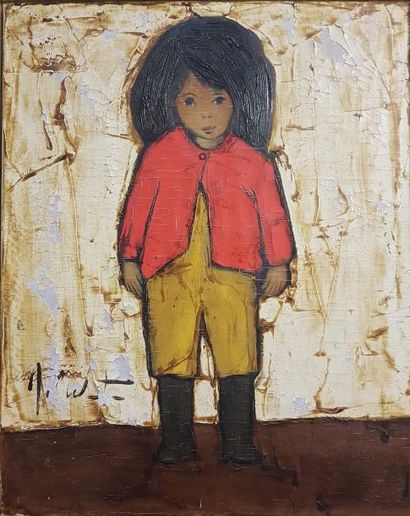 Jef WAUTERS (1927-2013)
ENFANT À LA VESTE...