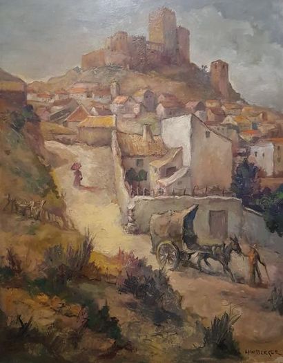 Alexis HINSBERGER (1907-1996)
VILLAGE ANDALOU...