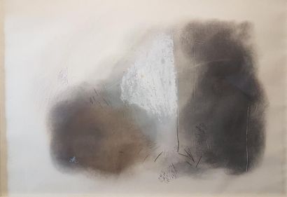 Denis GODEFROY (1949-1997)
COMPOSITION ABSTRAITE.
Fusain,...