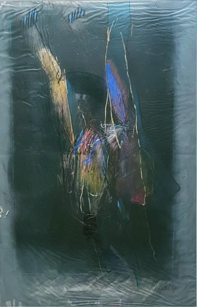 Jean KIRAS (né en 1939)
ABSTRACTION.
Aérosol,...
