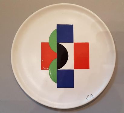 Sonia DELAUNAY (1885-1979)
SONIA.
Assiette...