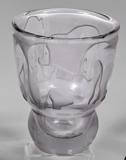 Travail français du XXème siècle
Vase en...
