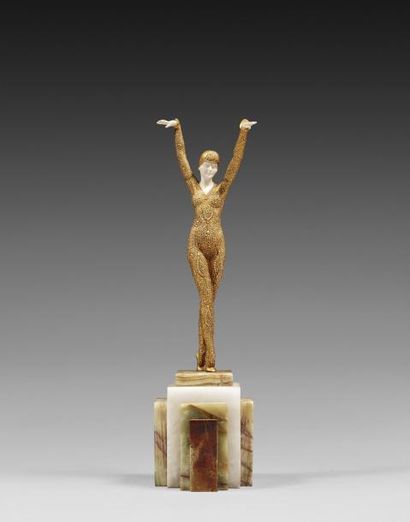 Demetre CHIPARUS (1886-1947) d'après
DOURGA,...
