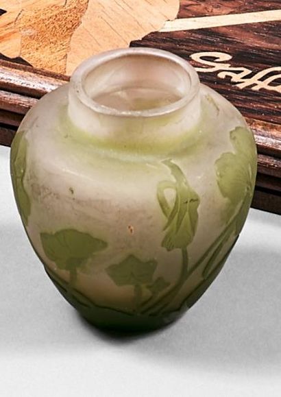 Émile GALLÉ (1846-1904)
Petit vase de forme...