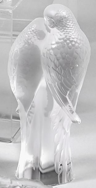 LALIQUE FRANCE
Statuette en verre moulé pressé,...