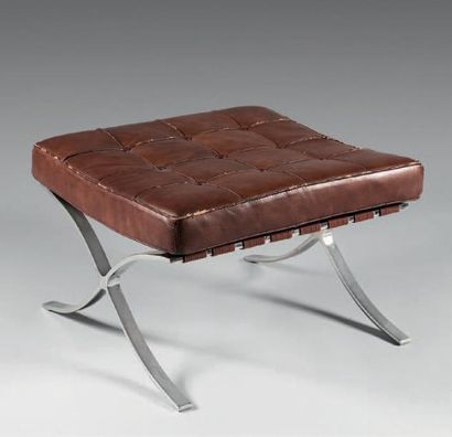 Ludwig Mies van der Rohe (1886-1969)
Tabouret,...