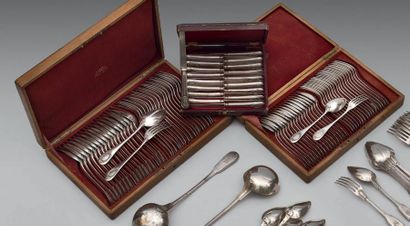 Service de couverts en argent (950), modèle...