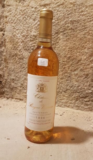 Huit bouteilles Sauternes, Château Rayne...