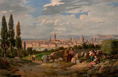 Pierre BONIROTTE (1811-1891)

VUE DE FLORENCE,...