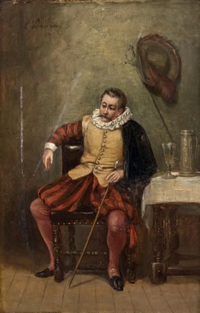 Léon DANSAERT (1830-1909)

BUVEUR EN COSTUME...