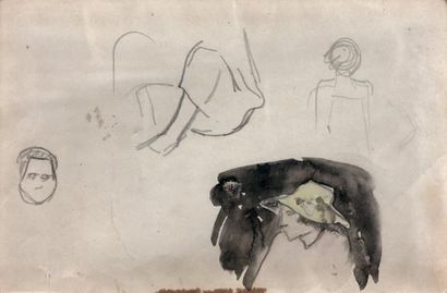 Paul GAUGUIN (1848-1903), attribué à

- ÉTUDES...