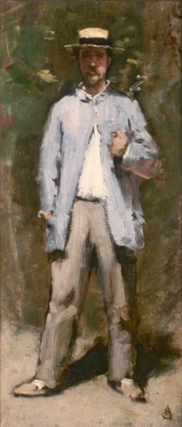 Alfred STEVENS (1823-1906)

PORTRAIT DE LÉOPOLD...