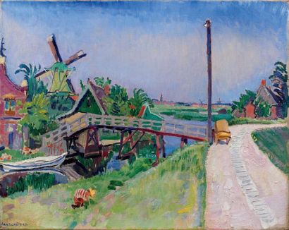 Jan SLUIJTERS (1881-1957)

LE CANAL DE WESTZAAN...