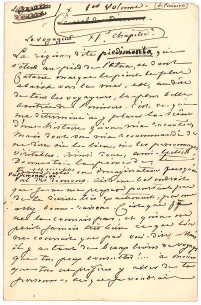 George SAND (1804-1876)

Manuscrit autographe...