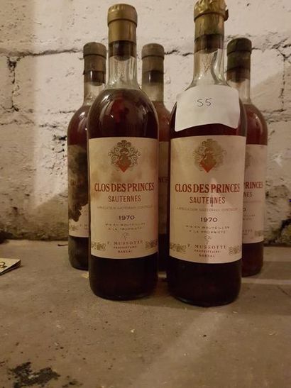 Douze bouteilles Sauternes, Clos des Princes,...