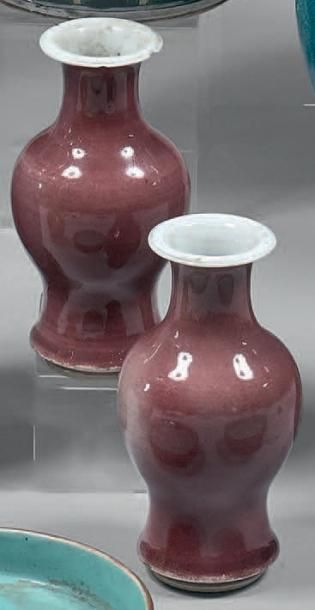 CHINE - XIXème siècle

Paire de petits vases...