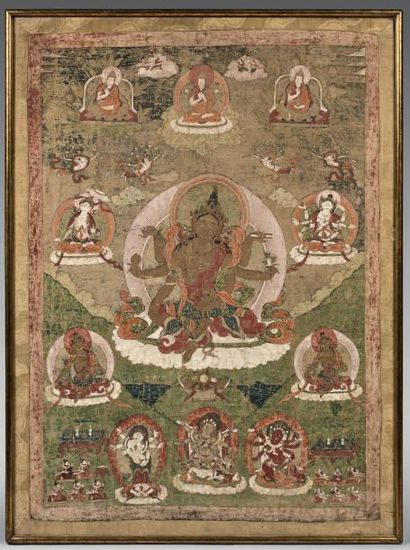 TIBET - XVIIIème-XIXème siècles

Tangka,...