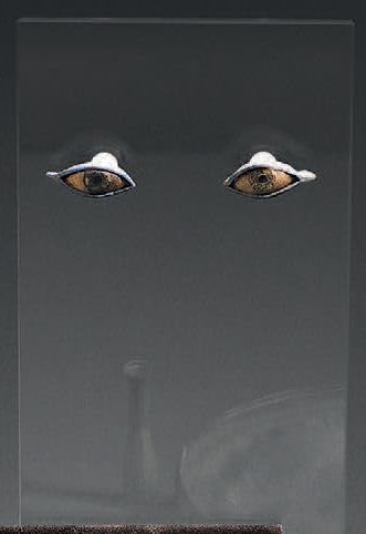 Paire d'yeux de sarcophage.
Egypte, Basse...