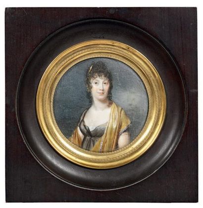 Attribuée à Jean-Baptiste AUGUSTIN:
Miniature...
