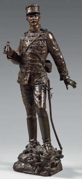 Charles ANFRIE (1883-1905)

SUR LA BRÈCHE.
Bronze...