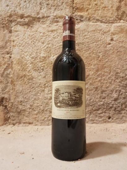 Six bouteilles Bordeaux Pauillac, Château...