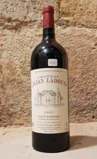 Cinq magnums. Grand vin de Bordeaux. Château...