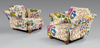 Josef FRANK pour Svenskt Tenn
Paire de fauteuils...