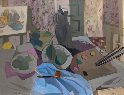 Francisco BORES (1898-1972)
NATURE MORTE...