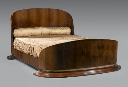 Jules LELEU (1883-1961), attribué à
Lit corbeille...