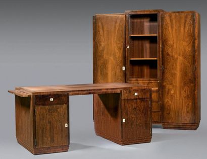 JULES LELEU (1883-1961) attribué à
Cabinet...