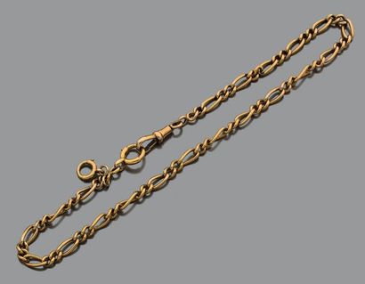 Chaîne de montre en or jaune 18K (750) à...
