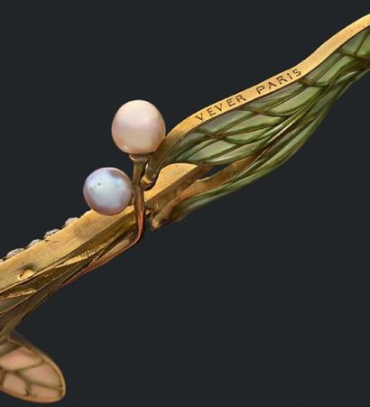 Pendentif en or jaune 18K (750) fait d'une...