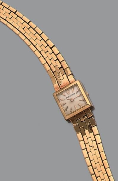 Montre bracelet de dame en or jaune 18K (750)...