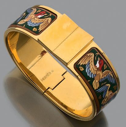 Bracelet rigide ouvrant «Clic clac» en métal...