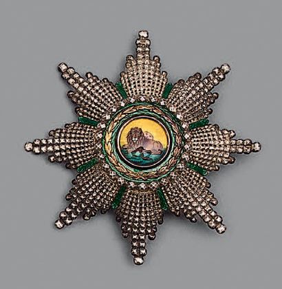 PERSE
Plaque de première classe (Grand'croix)...