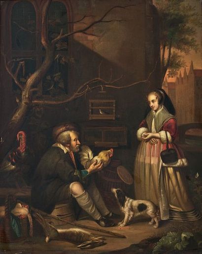 Ecole HOLLANDAISE du XIXème siècle, dans...