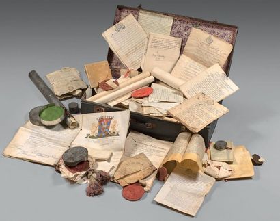 ARCHIVES DE LA FAMILLE D'HOFFELIZE ET ALLIÉS,...