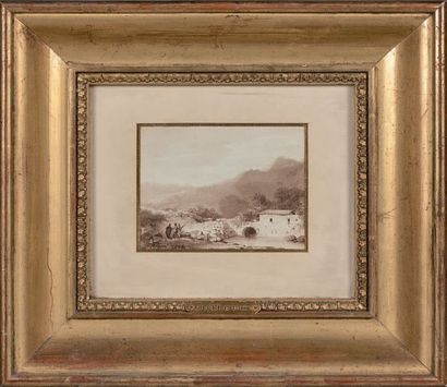 Eugène CICERI (1813-1890)

TROIS PROMENEURS...