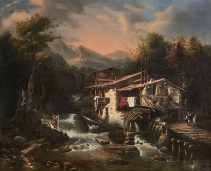 Ecole SUISSE du milieu du XIXème siècle

HAMEAU...