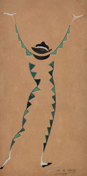 Henri Gabriel IBELS (1867-1936)
DANSEUR AU...