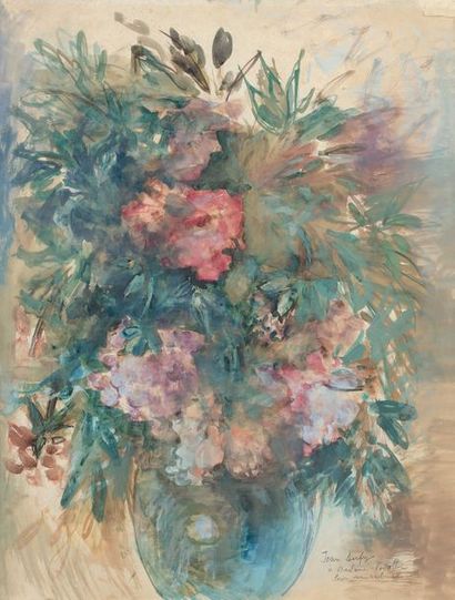 Jean DUFY (1888-1964)
VASE DE FLEURS.
Aquarelle...