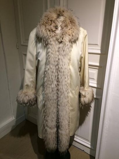Pelisse entièrement détachable en satin de...