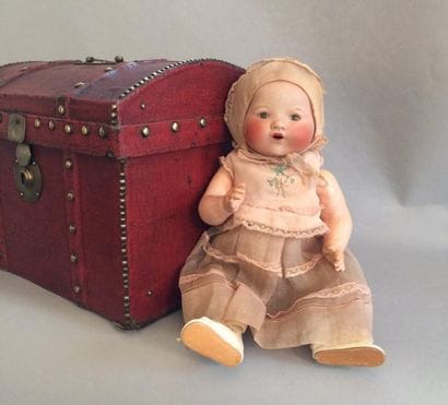 BAMBINO, famille de Bleuette. Poupée, tête...
