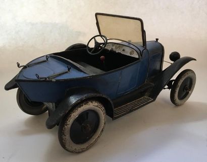 Voiture mécanique en tôle, André Citroën...