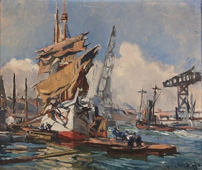 Lucien Victor DELPY (1898-1967)
BREST, BATEAUX...