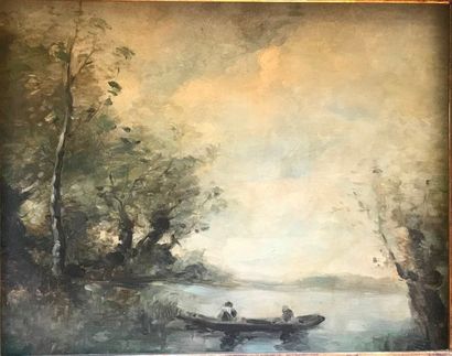 Henri BONHOTAL (XXème siècle)
PÊCHEURS EN...