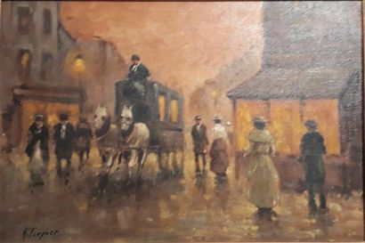 Armand FOUQUET (1904-?)
RUE DE PARIS ANIMÉE...