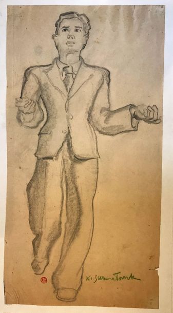 Suzanne TOURTE (1904-1979)
LE BUCHERON, 47...
