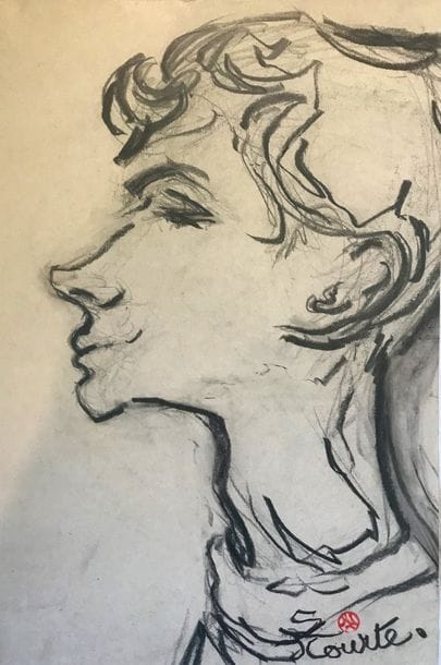 Suzanne TOURTE (1904-1979)
MARIE France SCULPTEUR,...