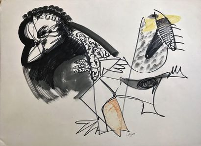 Bernard LORJOU (1908-1986)
OISEAU.
Dessin...